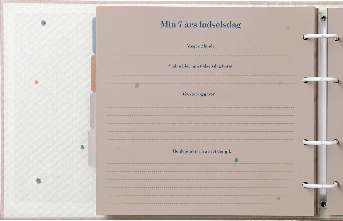 Mine Første År - Album Special Edition Creme Unisex