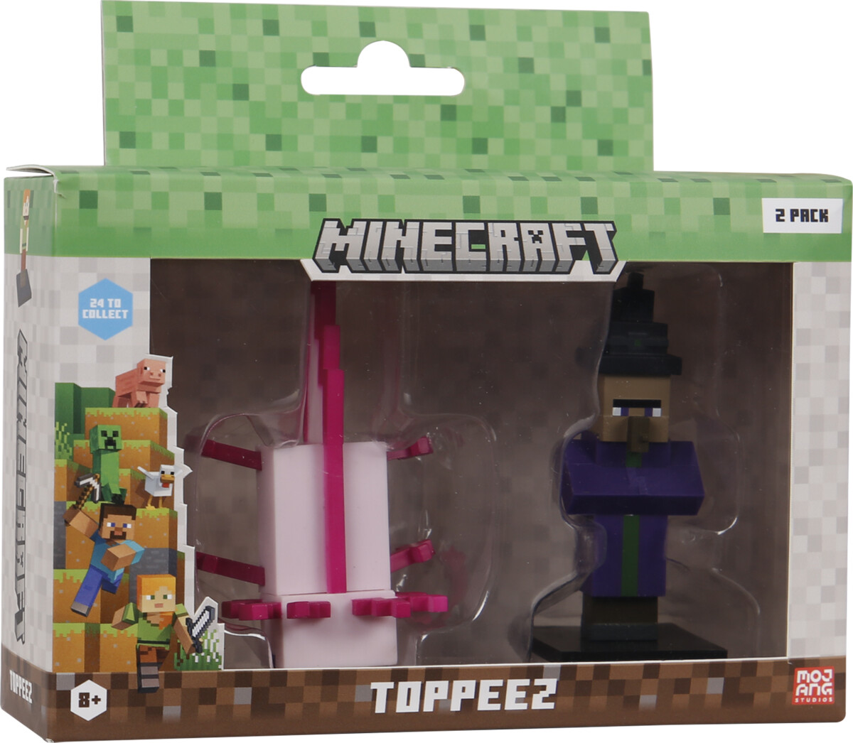 Minecraft - 3D Figur 2-Pak Vinduesæske - 2015Mc