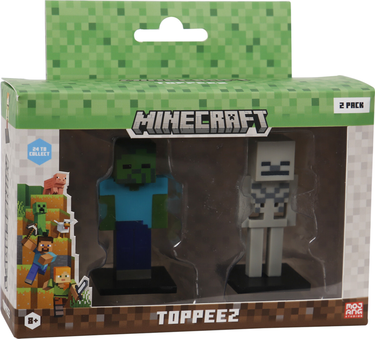 Minecraft - 3D Figur 2-Pak Vinduesæske - 2015Mc