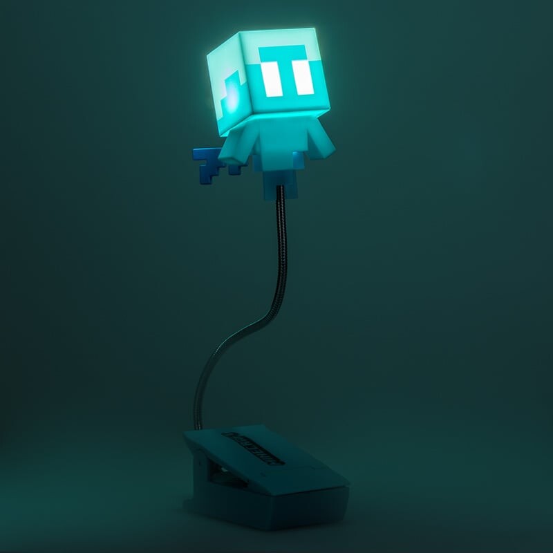 Minecraft - Trådløs Læselampe Clip Til Batterier