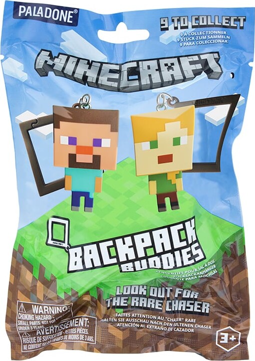 Minecraft Nøglering - Backpack Buddies - Paladone - Assorteret