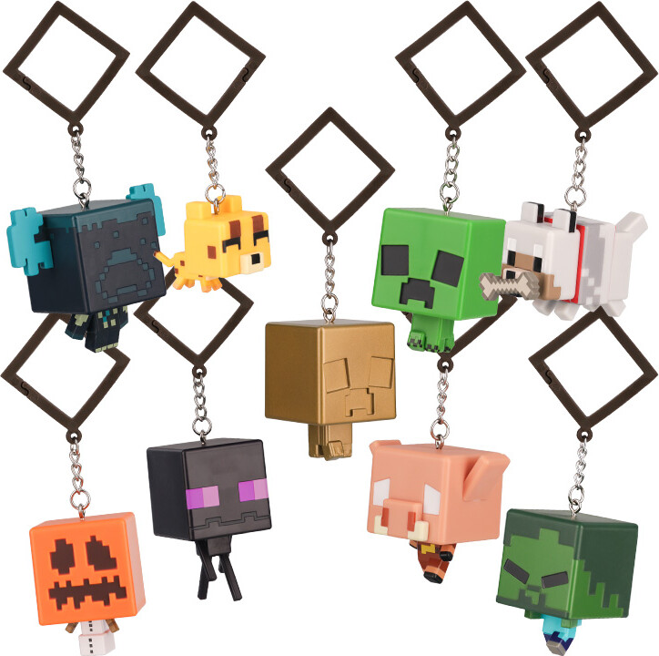 Minecraft - Nøglering Til Børn - Buddies Series 3 - Assorteret