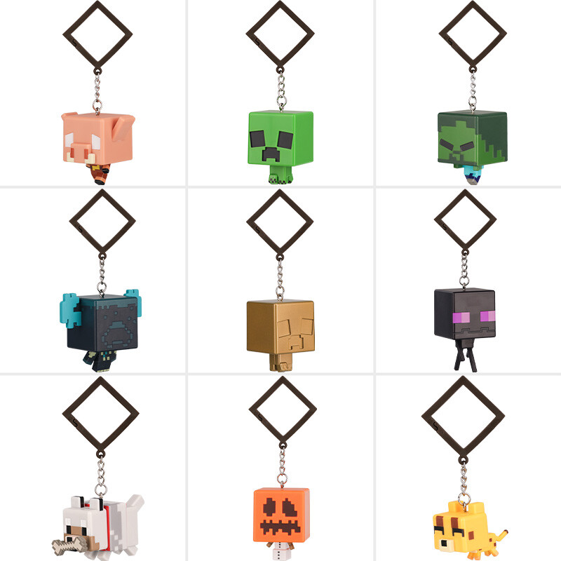 Minecraft - Nøglering Til Børn - Buddies Series 3 - Assorteret