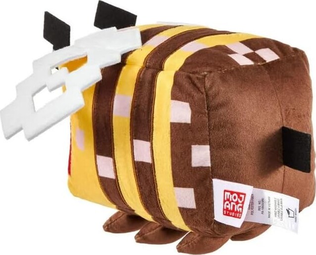 Køb Minecraft - Basic Plush - Angry Bee fra Mattel - Gucca.dk