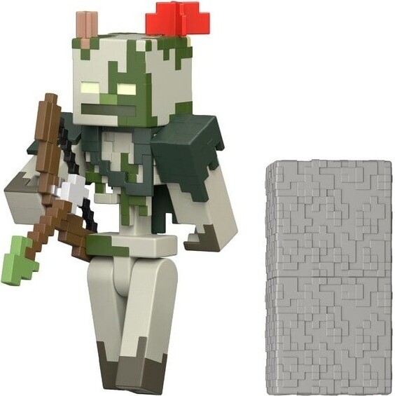 Minecraft - Redstone Charged Bogged - Biome Builds Figur - 8 Cm