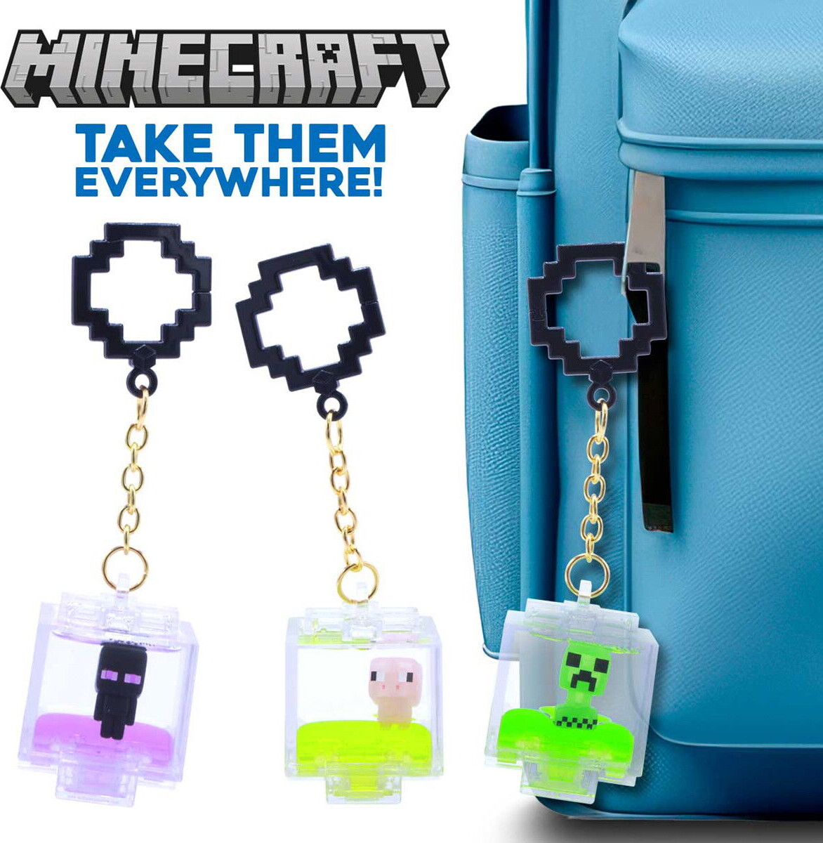 Minecraft Charms Assorterede