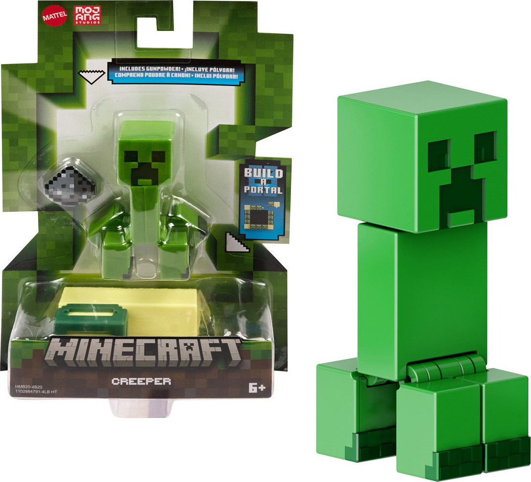 Minecraft - Craft-A - Block Figur - Assorteret - Mattel Gtp08