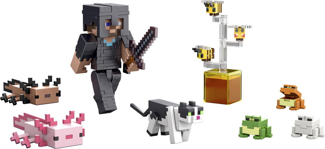 Minecraft - Craft-A - Block Figur - Assorteret - Mattel Gtp08