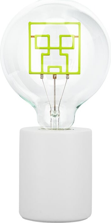Minecraft Creeper - Led Neon Bulb Lamp