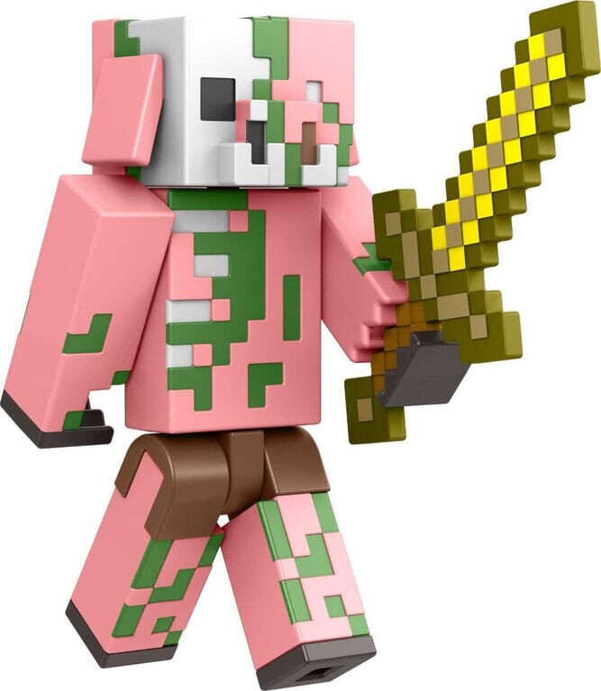 Minecraft - Figur Sæt - Zombificeret Piglin Og Strider - 2-Pak