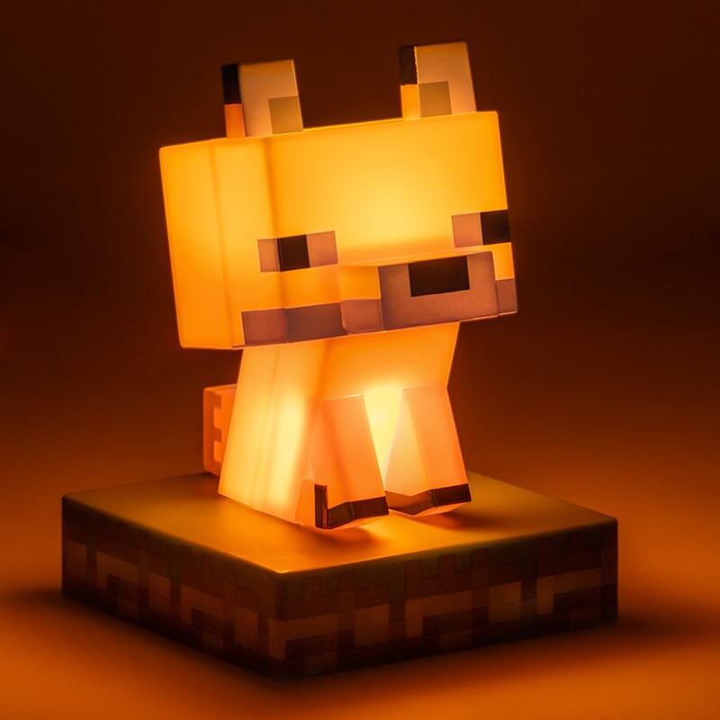 Minecraft - Lampe Til Børn - Fox