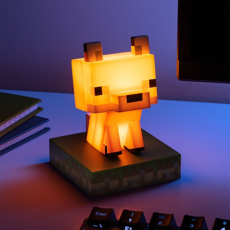 Minecraft - Lampe Til Børn - Fox