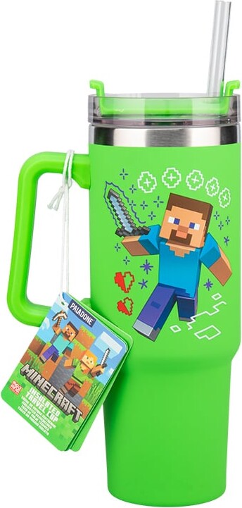 Minecraft Green 900Ml Multiway Travel Cup Straw