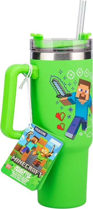 Minecraft Green 900Ml Multiway Travel Cup Straw