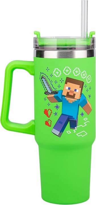 Minecraft Green 900Ml Multiway Travel Cup Straw
