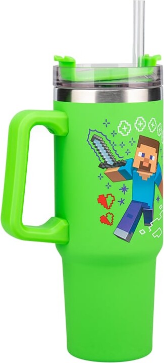 Minecraft Green 900Ml Multiway Travel Cup Straw