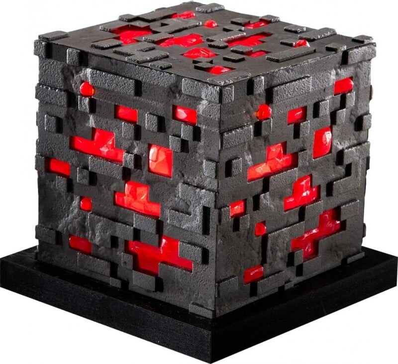 Minecraft - Lampe Til Børn - Lysende Redstone