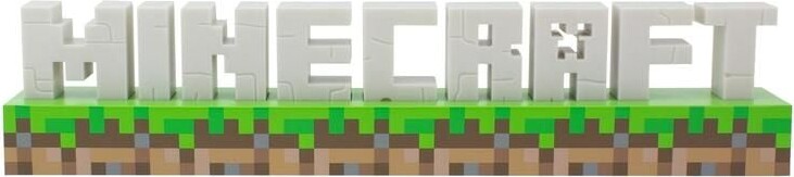 Minecraft - 3D Logo Lampe - 41 Cm