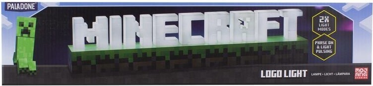 Minecraft - 3D Logo Lampe - 41 Cm