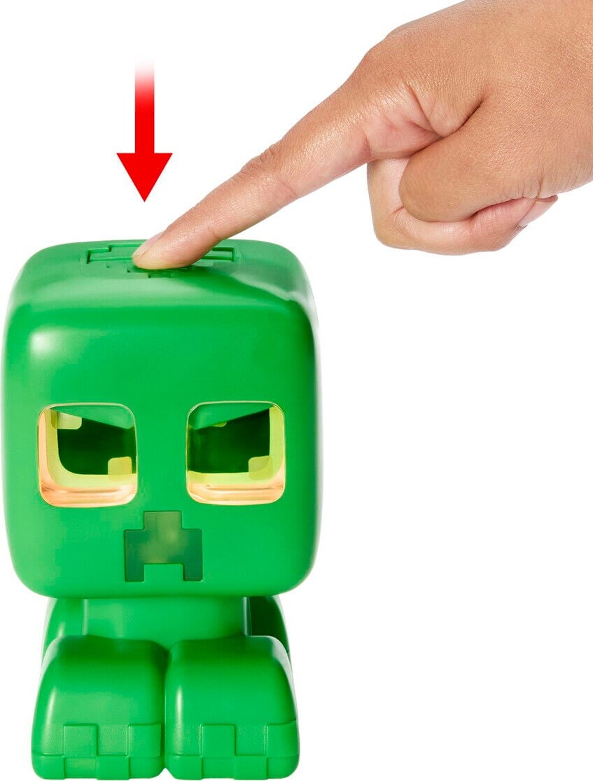 Minecraft - My Pet Creeper - Interaktiv Figur Med Lyd Og Lys