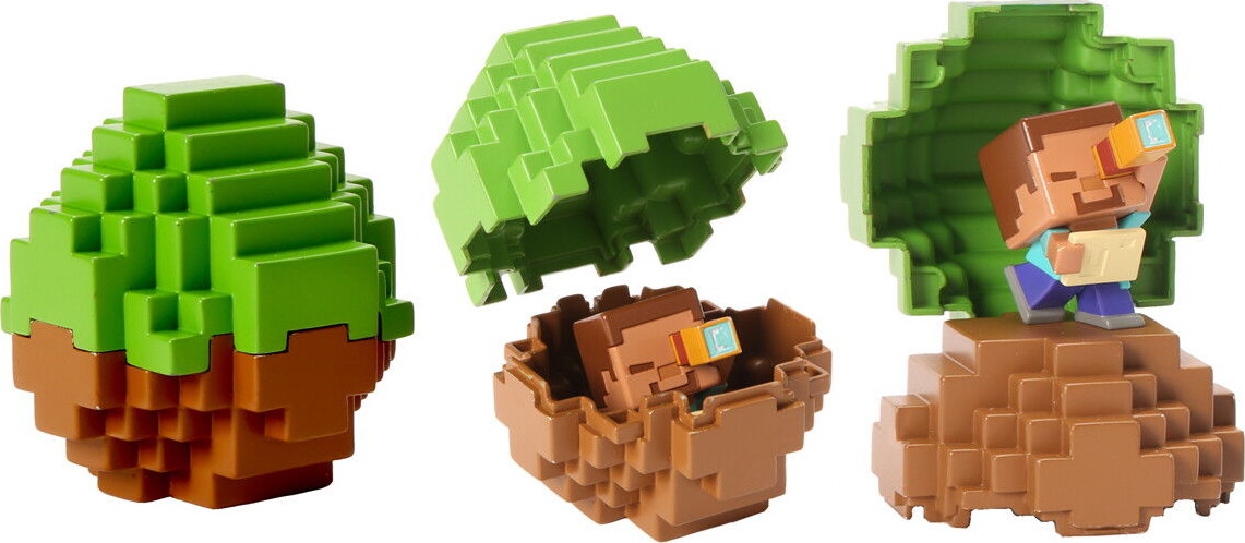 Minecraft - Mini Mode Spawn Eggs - Overraskelse - Mattel Hxt64