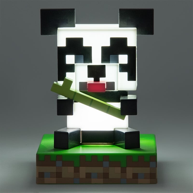 Minecraft - Lampe Til Børn - Panda