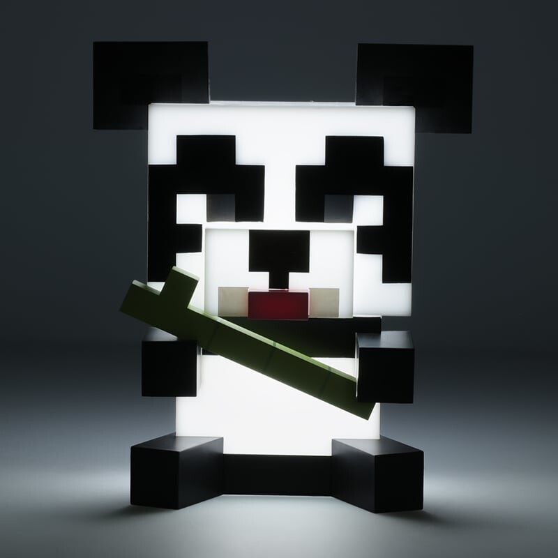 Minecraft - Lampe Til Børn - Panda
