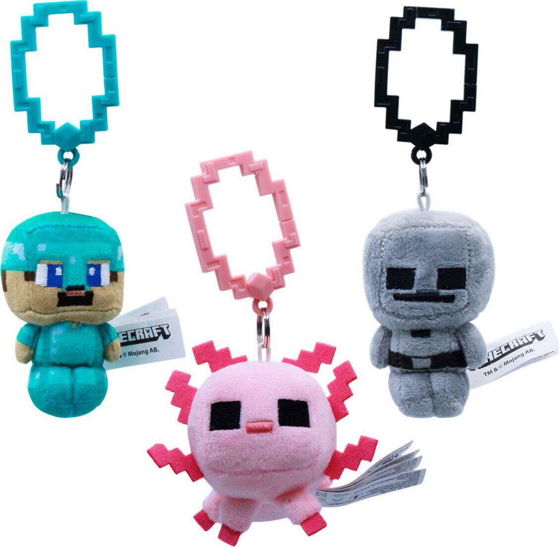 Minecraft - Nøglering Plys Figur - 9 Cm - Overraskelse