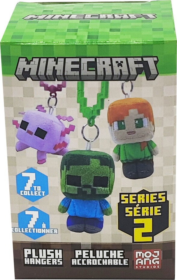 Minecraft - Nøglering Plys Figur - 9 Cm - Overraskelse