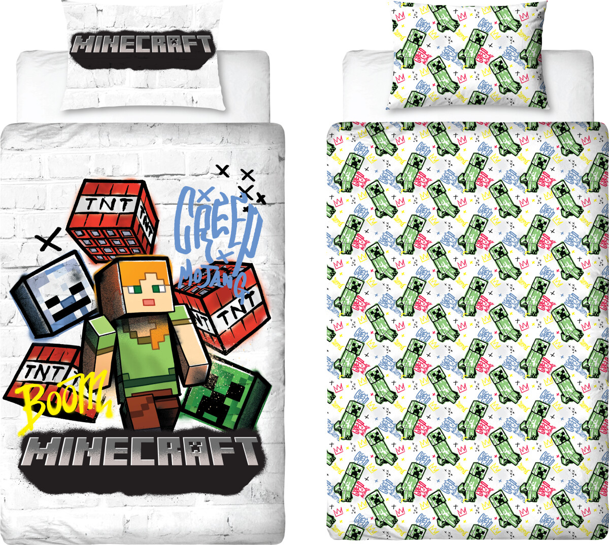 Minecraft - Sengesæt Voksen 140X200
