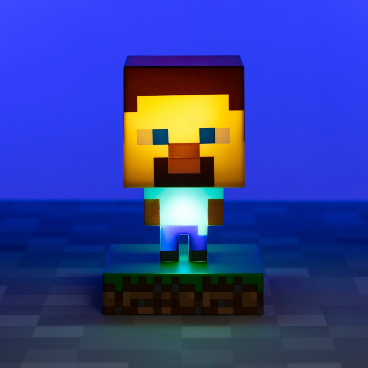 Minecraft Steve Figur Med Lys