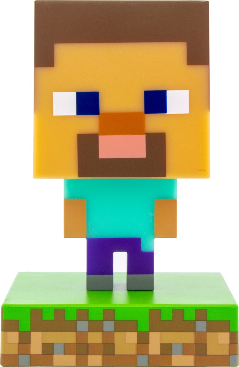 Minecraft Steve Figur Med Lys