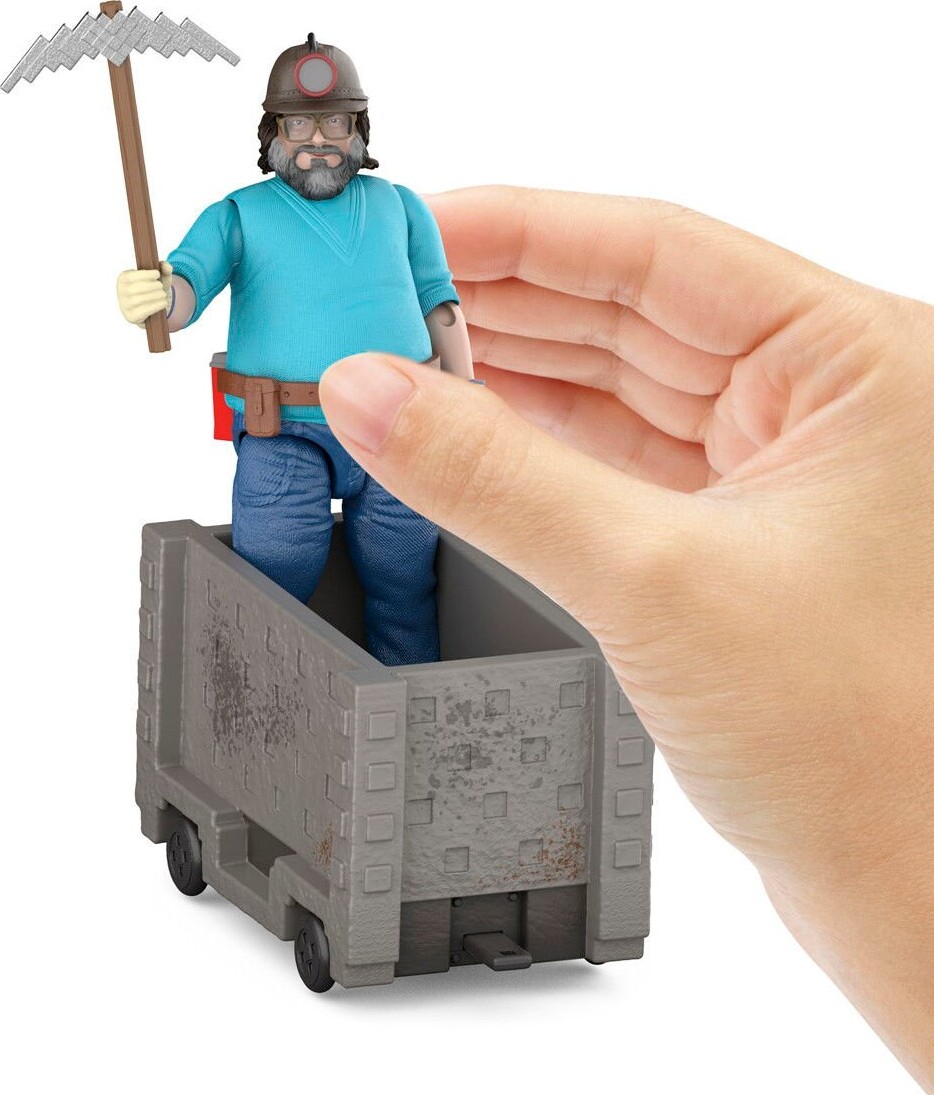 Minecraft - Figur - Steve Minevogn - 10 Cm