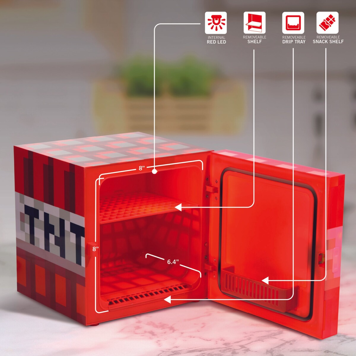 Minecraft Tnt Block - Mini Cooler 67L