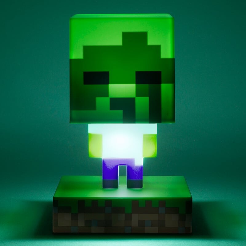 Minecraft Zombie Figur Med Lys