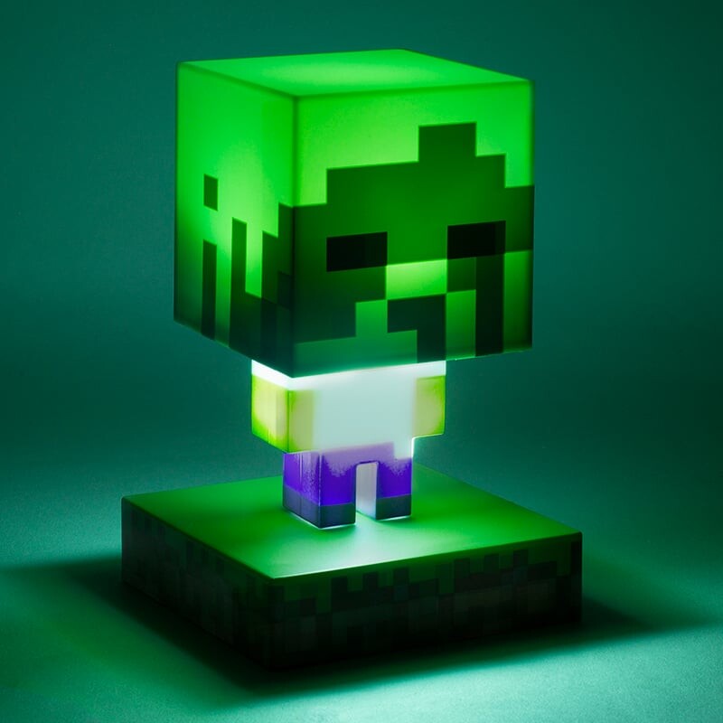 Minecraft Zombie Figur Med Lys