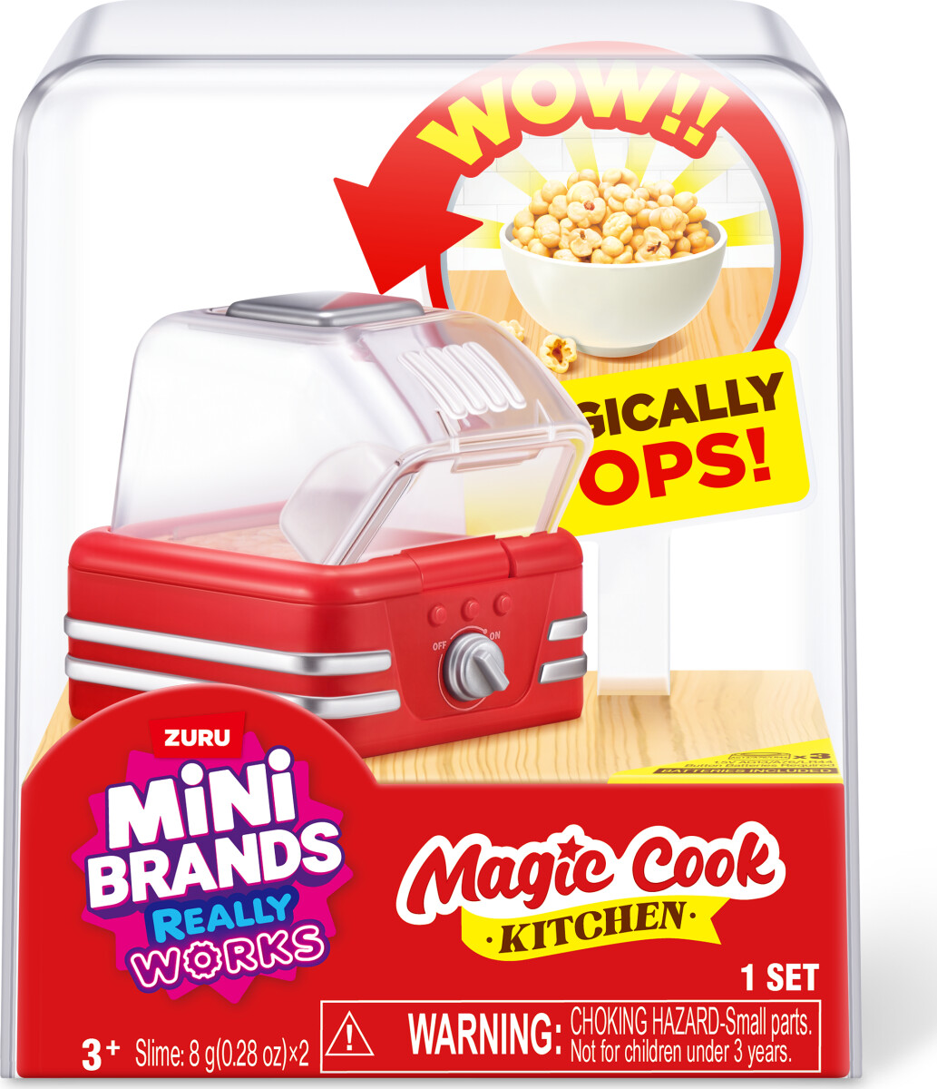 Zuru Mini Brands - Popcorn Machine - Really Works Magic Cook S1