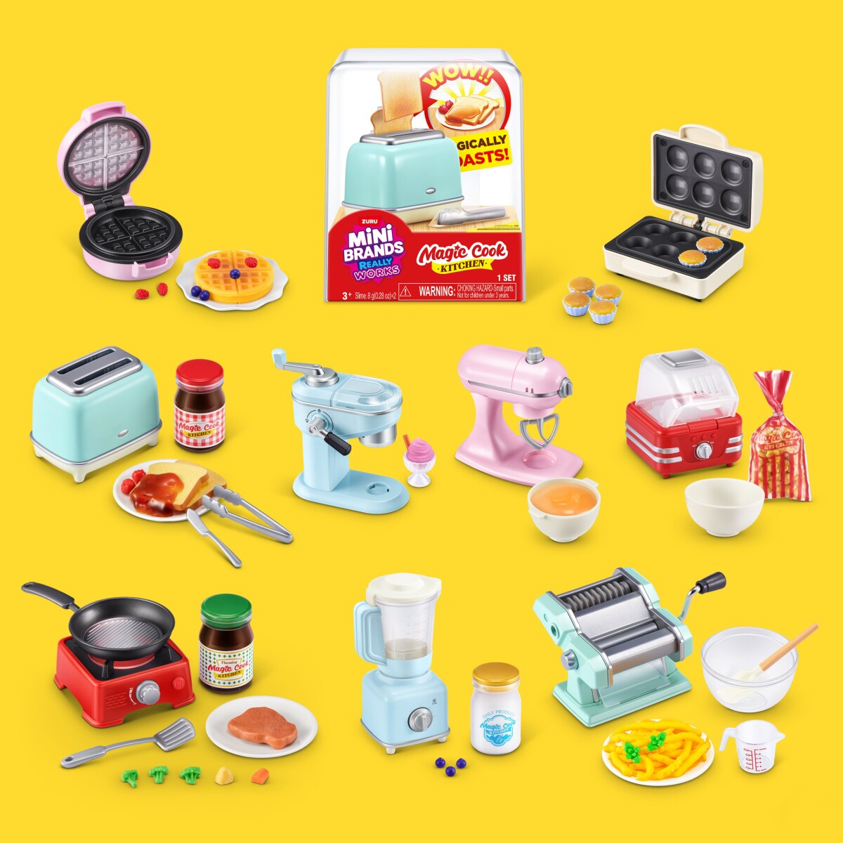 Zuru Mini Brands - Waffle Maker - Really Works Magic Cook S1