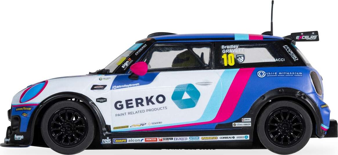Scalextric C4410 - Mini Cooper F56 - Bradley Gravett 2024 - 1 32