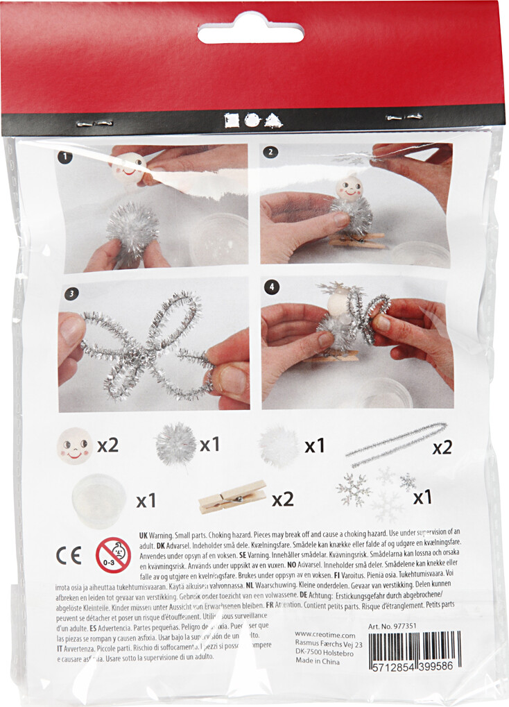 Mini Diy Kit - Engle På Klemmer