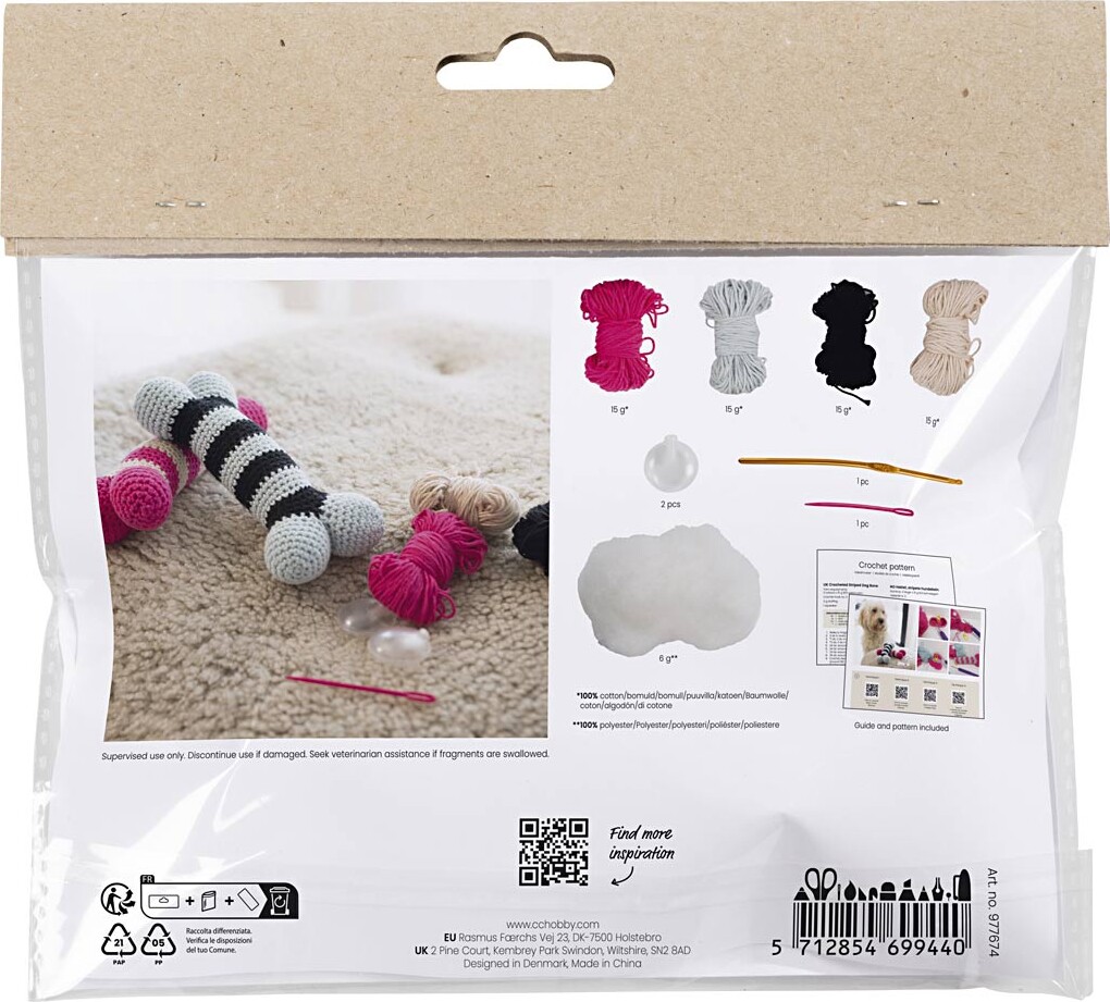 Mini Diy Kit Hækle - Kødben