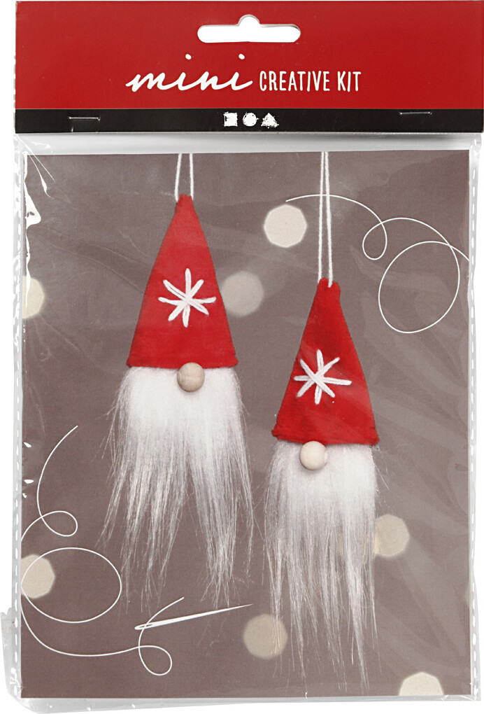 Mini Diy Kit - Hængende Næsenisser - H 11 Cm