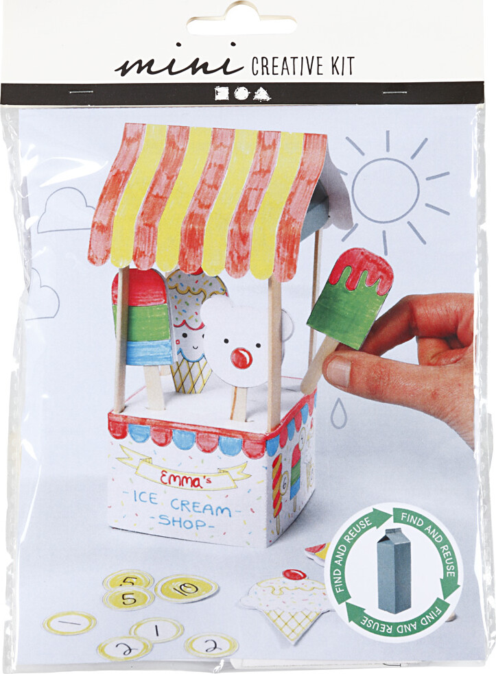 Mini Diy Kit - Mælkekarton Ishus