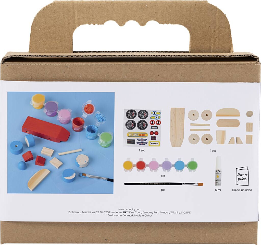 Mini Diy Kit - Racerbil - Colorful