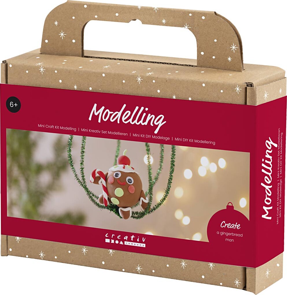 Mini Diy Kit Modellering - Peberkagemand - Assorterede Farver