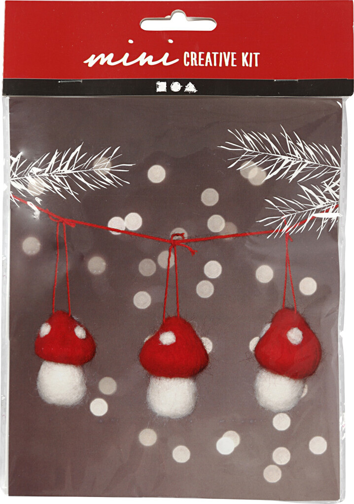 Mini Diy Kit - Paddehatte På Snor - H 55 Cm