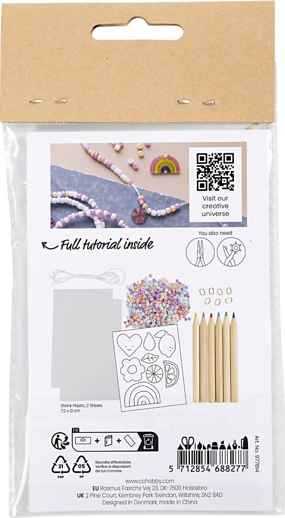 Mini Diy Kit Smykker - Armbånd Krympeplast