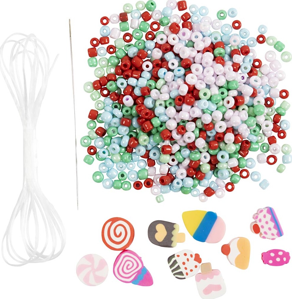 Mini Diy Kit Smykker - Elastikarmbånd Og Ring