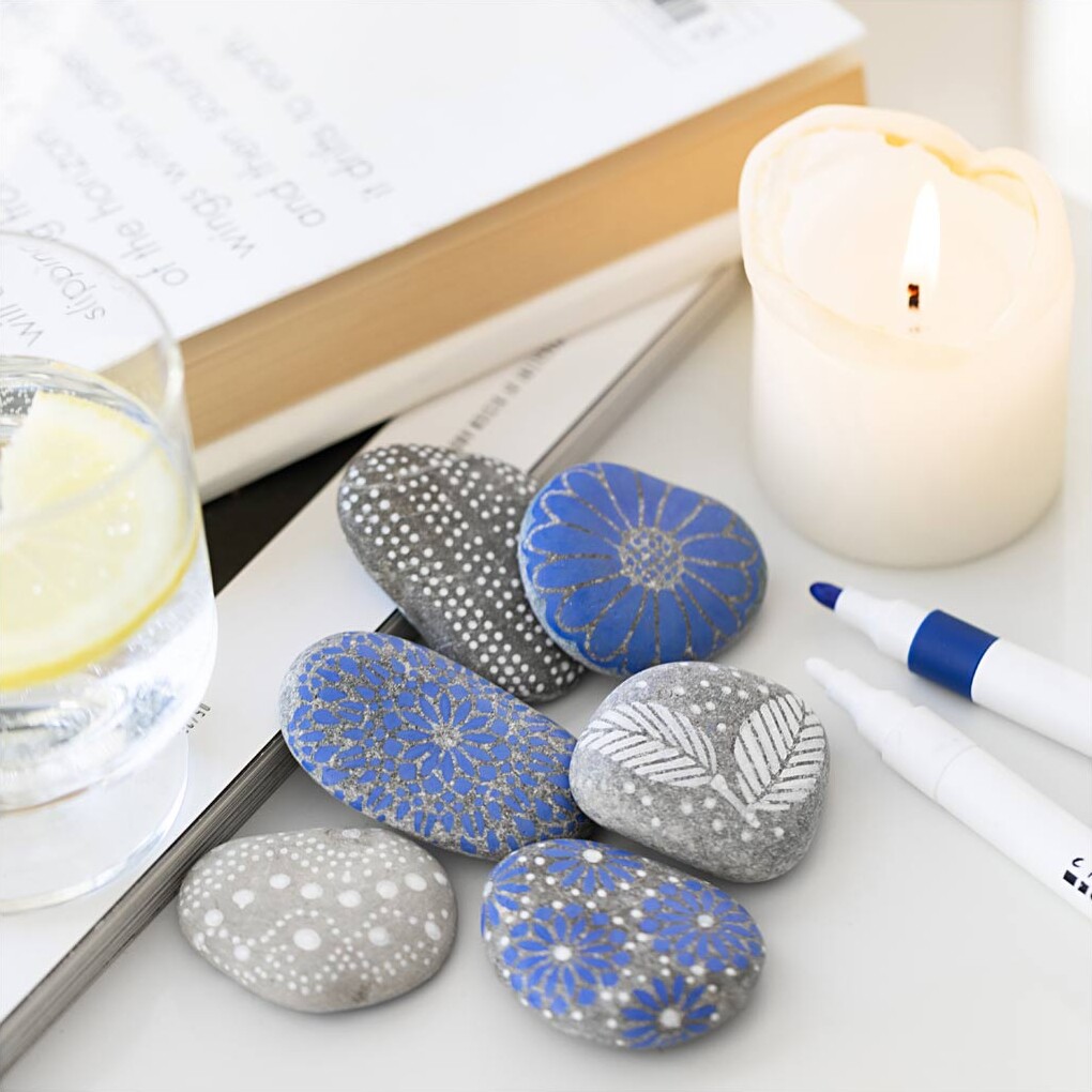 Mini Diy Kit Stendekoration - Blå