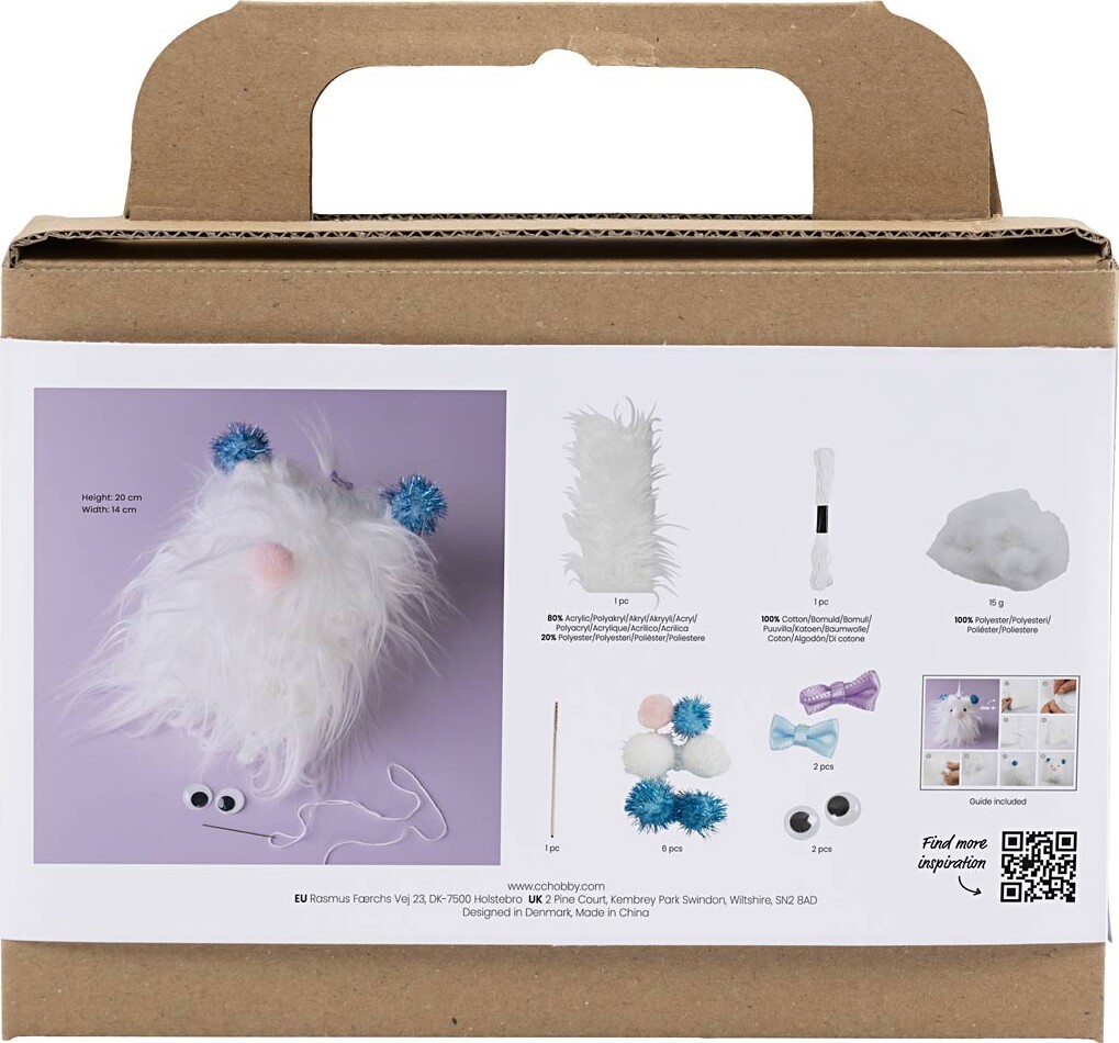 Mini Diy Kit Syning - Monster - Assorterede Farver